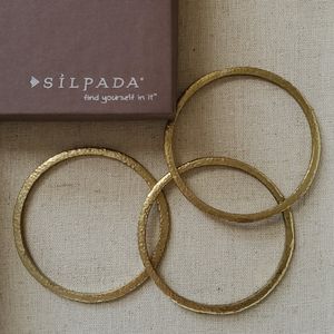 Set of 3 Silpada Bangle Bracelets